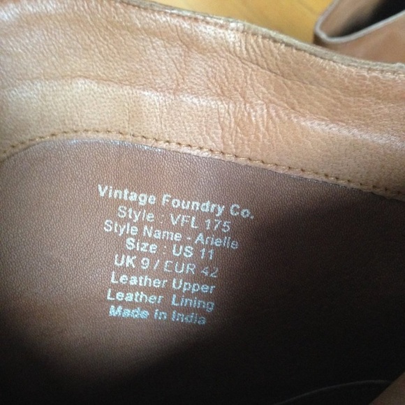 NEW IN BOX! “Vintage Foundry” Arielle Boot – Tan Size 11 - Picture 8 of 8
